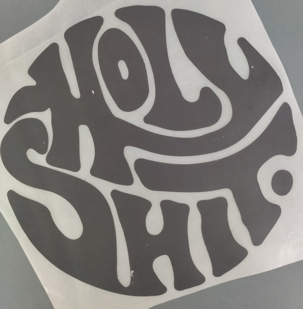 Holy Shit print