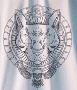 Bastet black print