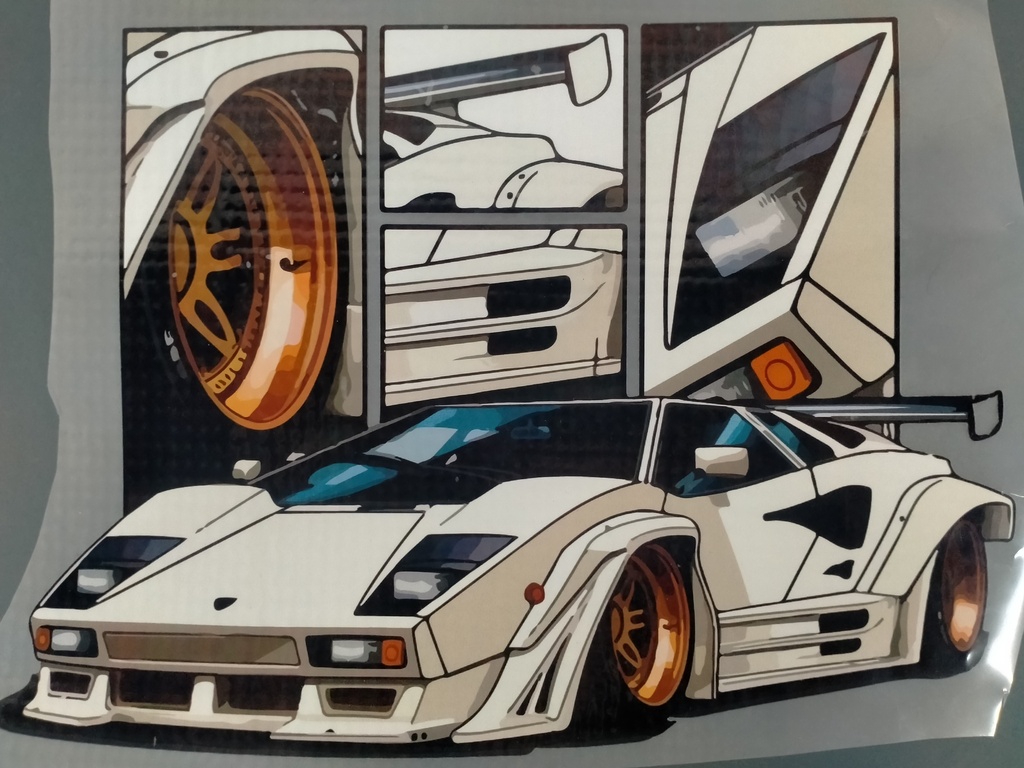 Lamborghini countach print