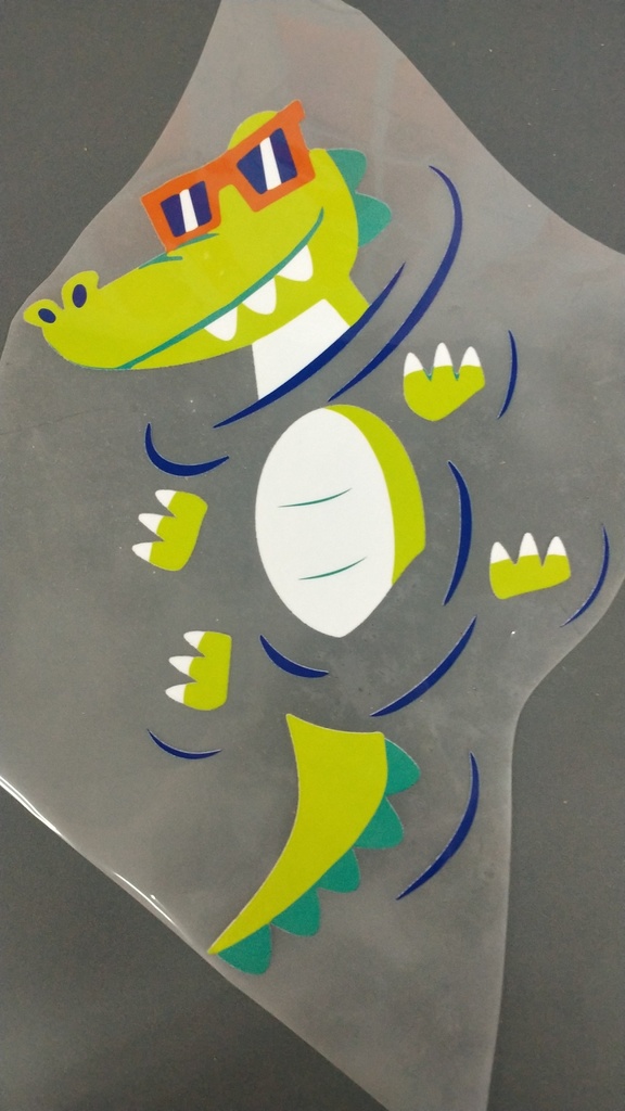 Funny Crocodile print