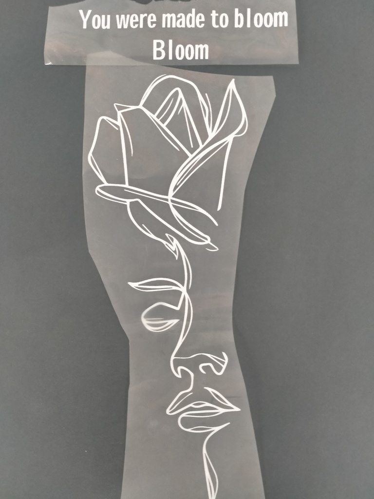 Woman Flower print
