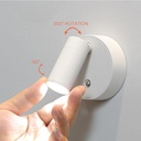 كشاف تاتش ب 3 درجات اضاءه مختلفة برأس دواره 360 درجة قابل لاعادة الشحن