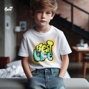 Best Life تيشيرت اطفال قطن باللون الابيض