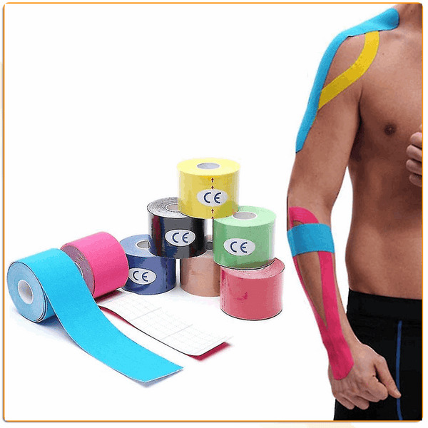 شريط طبي رياضي يقلل من التمزق وآلام العضلات والإصابات الرياضية _ 5 متر