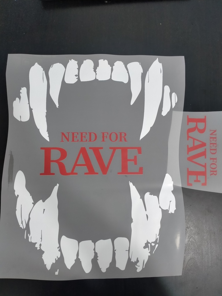 Need For Rave print