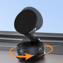 حامل موبايل قابل للطي والدوران 360 درجة مع بكرة لشفط الهواء والتثبيت علي تابلوه السيارة