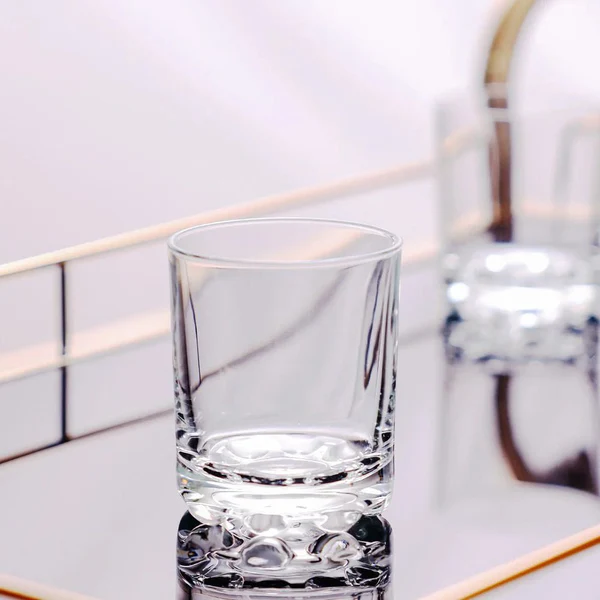 طقم كوبايات 6 قطع زجاج شفاف لتقديم المشروبات