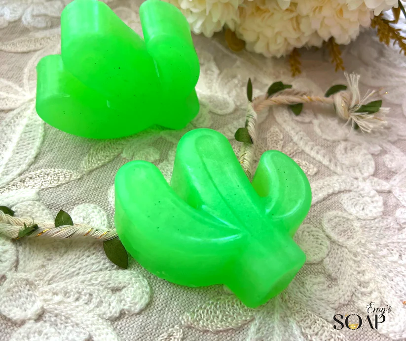 صابونة الصبار بجل الصبار وزيت شجرة الشاي للبشرة - 80 جرام