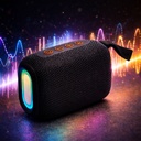 سبيكر ميني لاسلكي مع إضاءة آر جي بي 1200 مللي أمبير