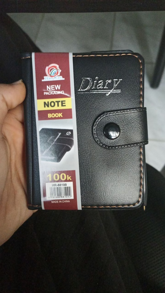 نوت بوك ميني بكبسولة للقفل مع قلم لتدوين الملاحظات - 11 * 9 سم