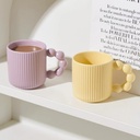 مج بورسلين بيد على شكل فقاعات لتناول المشروبات الساخنة والهوت شوكليت 300 ملي