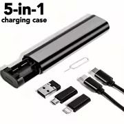 كابل شاحن 5 في 1 للشحن ونقل البيانات 60 واط