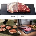 لوح اذابة الثلج عن الاطعمة بشكل امن و سهله الاستخدام والتنظيف