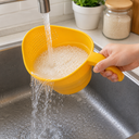 مصفاة سيليكون بيد بتصميم بطوط لتصفية الأرز والبقوليات والخضروات