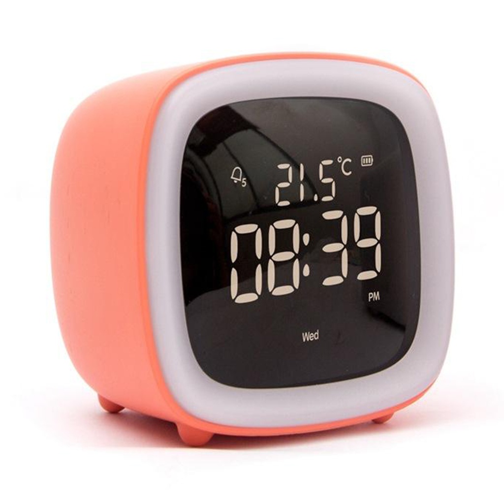 Mini Digital Alarm Clock with Date and Temperature Display 