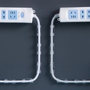 بديل الكلبسات الإصدار الجديد منظم للأسلاك والكابلات بلزق دبل فيس للتثبيت علي الحائط والمكتب  20 قطعة