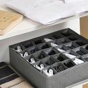 منظم دولاب وادراج للملابس الداخلية والشرابات والطرح وربطات العنق مقسم قابل للطي لسهولة التخزين