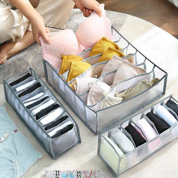 منظم ملابس 3 قطع لترتيب البناطيل والتيشرتات والقمصان داخل الادراج والدواليب