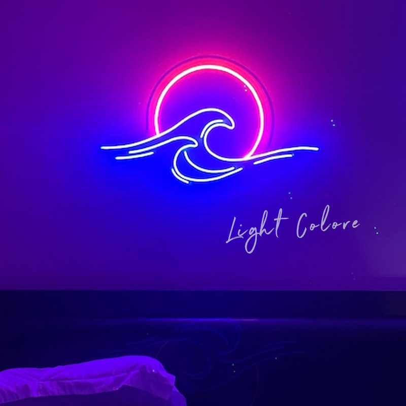 Sun Set Wave Neon Led Light Sign Art Decor