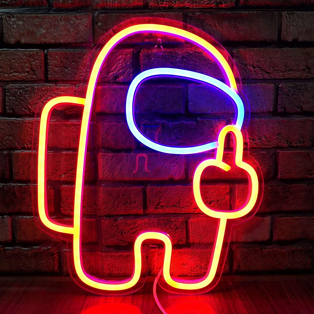 Among Us Game Neon LED Light Sign Decor