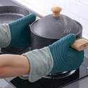 جوانتي مطبخ سيليكون مبطن من الداخل ومقاوم للحرارة لحمل حلل الطبخ وللفرن والشوي