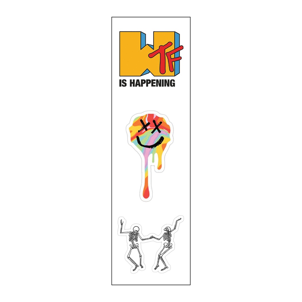 Music Lovers Vinyl Sticker Pack Reusable &amp; Waterproof