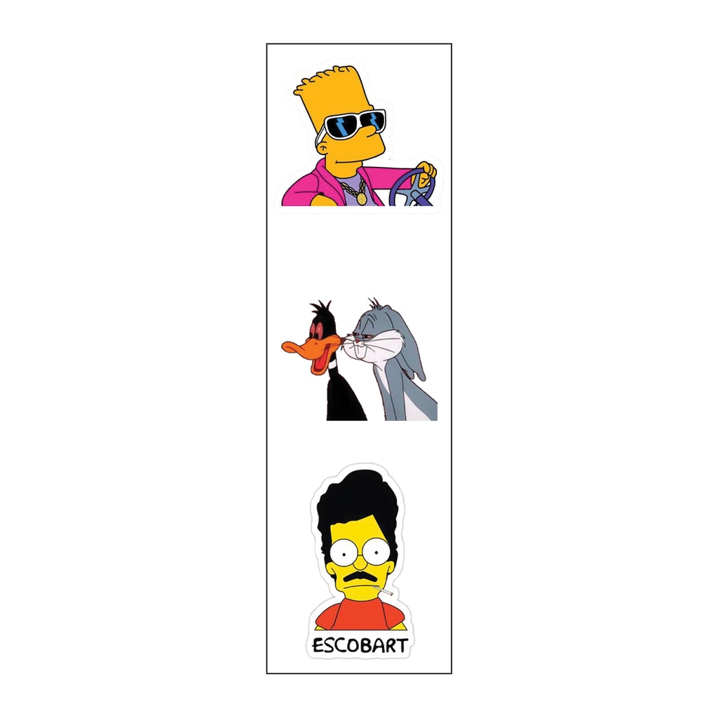 Escobart Vinyl Sticker Pack Reusable &amp; Waterproof