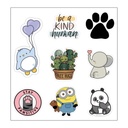 Be A Kind Human Vinyl Sticker Pack Reusable &amp; Waterproof