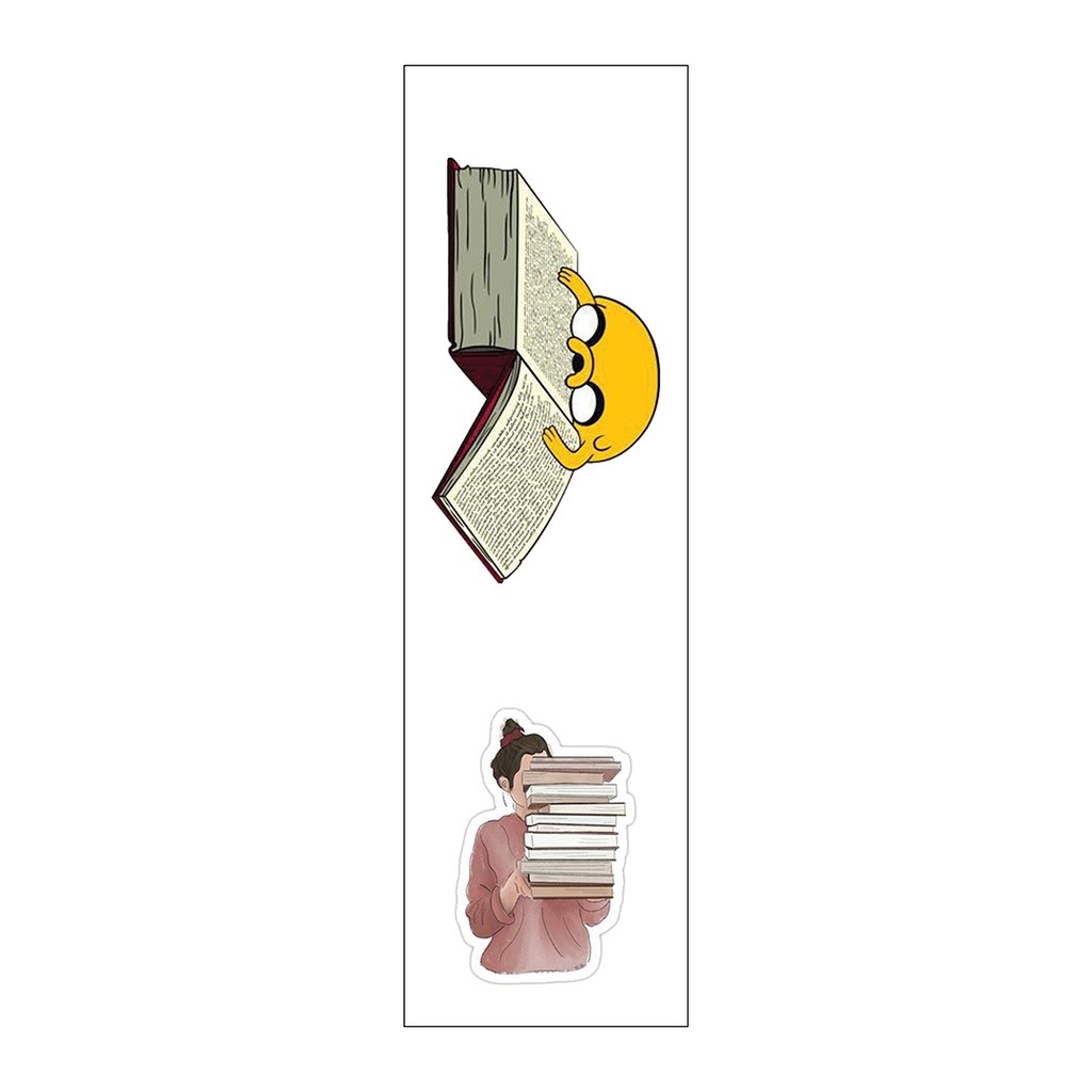 Reading Lovers Vinyl Sticker Pack Reusable &amp; Waterproof