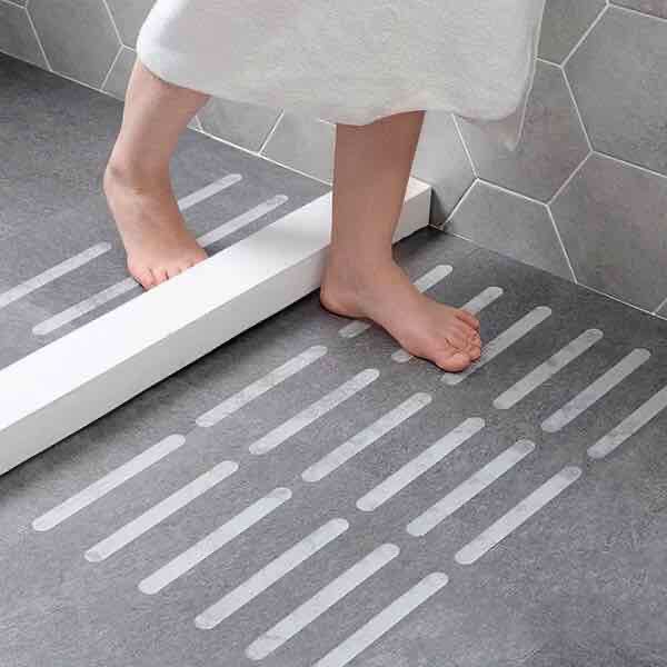 شرائط مانعة للانزلاق والتزحلق ذاتية اللصق للبانيو والحمام متعددة الاستخدامات 5 شرائط