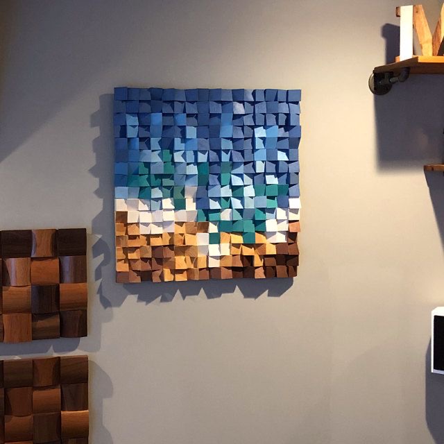 Rebel Sky Mosaic 3D Wood Wall Art