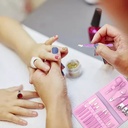 طقم باديكير للعناية بأظافر اليد والقدم 16 قطعة محمول لشنط السفر والخروج