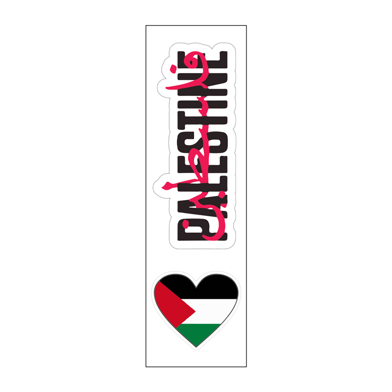 Palestine You Will See It In Every Place Vinyl Sticker Pack Reusable &amp; Waterproof