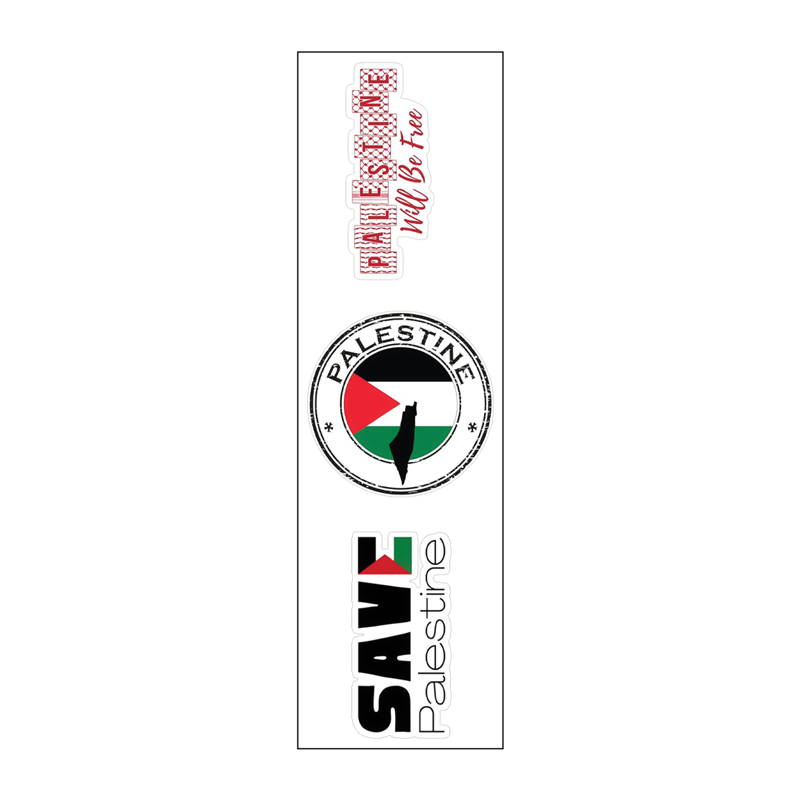 Nablus Vinyl Sticker Pack Reusable &amp; Waterproof