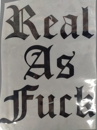 [HH00016522] Real As Fuck print