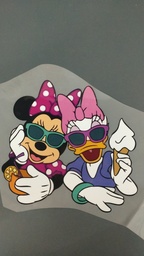 [HH00016591] Daisy Duck And Minnie Mouse print