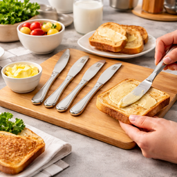 [HH00018902] طقم سكاكين عشاء 12 قطعة استانلس ستيل تركي باللون الفضي