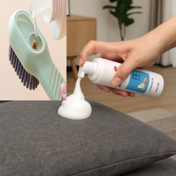 [HH00018920] طقم تنظيف (فرشاة بخزانة الصابون + سبراى فوم لإزالة البقع من الملابس)