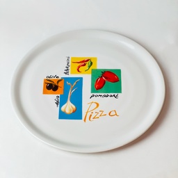 [HH00018993] طبق بورسلين لتقديم البيتزا  32 سم