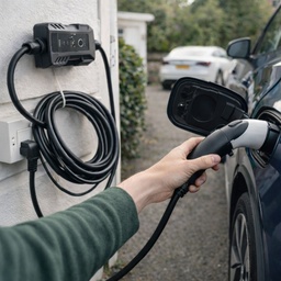 [HH00019511] شاحن سيارة كهربائية 8-16اميبر بقدرة 3.5 كيلو واط  نوع 2 وكابل 5 متر