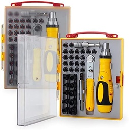 [HH00019604] طقم مفكات براغي دقيق 36 قطعة برأس مغناطيسي ومقبض مانع للانزلاق