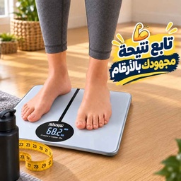 [HH00019792] ميزان رقمي لقياس وزن الجسم  سعة 180 كجم
