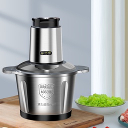 [HH00001600] كبة استانليس ستيل قوية لفرم اللحوم والثوم والبصل والخضروات 2 لتر