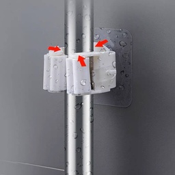 [HH00000060] حامل مكانس فردي يثبت بلزق دبل فيس قوي