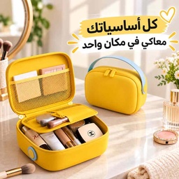 [HH00035959] شنطة ميك اب وتربروف مقسمة من الداخل مناسبة للسفر