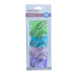 [HH00003978] هوك ذاتي اللصق لتعليق الملابس وادوات المطبخ والحمام 4 قطع بالوان مختلفة