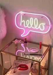 [HH00005771] Hello Neon Led Light Sign Art Decor