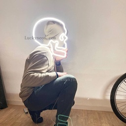 [HH00005811] Skull Neon Led Light Sign Art Decor