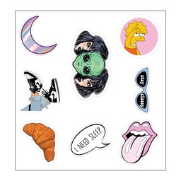 I Need Sleep Vinyl Sticker Pack Reusable &amp; Waterproof