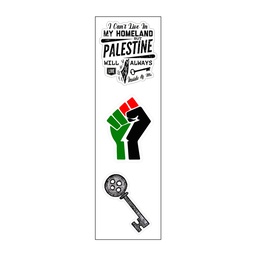 [HH00008504] Palestine Will Always Live Inside Of Me Vinyl Sticker Pack Reusable &amp; Waterproof